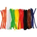 PlayBox: Bunte Chenille-Fäden Grundfarben 1,6x28cm 50er Packung