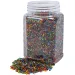 PlayBox: Bunte fädelbare durchsichtige Kunststoffperlen 2-3 mm 500g