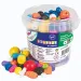 PlayBox: Bunter Holzperlen-Set zum Auffädeln im Eimer 190g