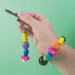 PlayBox: Bunter Holzperlen-Set zum Auffädeln im Eimer 190g