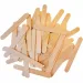 PlayBox: Dekorative Holzstäbchen mit abgerundeten Ecken 150x18mm 100er-Pack