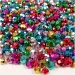 PlayBox: Diamantförmige bunte auffädelbare Perlen in 8, 10 und 12 mm, 500g-Set