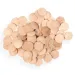 PlayBox: Holzknöpfe mit 25 mm Durchmesser, 100er-Set