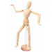 PlayBox: Künstlerfigur aus Holz auf Ständer 30cm