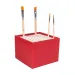 PlayBox: Pinselhalterbox mit 64 Fächern 13x13x10cm