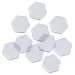 PlayBox: Sechseckige Grundplatte-Set für 5mm MIDI Bügelperlen, 7,5cm, 10er-Set