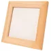 Playbox: Naturholz bemalbarer Bilderrahmen – 120 x 120 mm