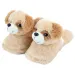 Plüsch-Hund-Hausschuhe Größe 25-27