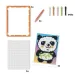 Quercetti: Pixel Art Panda Mosaik