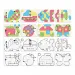 Quercetti: Play Eco Fantacolor Junior Steckmosaik-Set 58-teilig