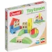 Quercetti: ToyTown Premium 22-teiliges Holzbauspielzeug