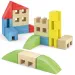 Quercetti: ToyTown Premium 22-teiliges Holzbauspielzeug
