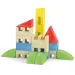 Quercetti: ToyTown Premium 22-teiliges Holzbauspielzeug