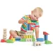 Quercetti: ToyTown Premium 22-teiliges Holzbauspielzeug