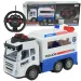 RC ferngesteuertes Polizeitransportfahrzeug mit Lichteffekten 1/43 Maßstab 27Mhz 21cm