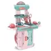 Rosa 3-in-1 tragbares Arztset im Koffer