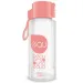 Rosa durchsichtige Trinkflasche 650ml