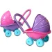 Schiebbarer Kinderwagen mit Sonnenschutz - D-Toys