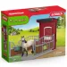 Schleich: Farm World - Stallbox mit Mustang Pferdefigur Spielset (42724)