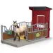 Schleich: Farm World - Stallbox mit Mustang Pferdefigur Spielset (42724)