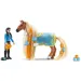 Schleich Horse Club: Sofias Beauties - Kims und Caramelos Pferd mit kämmbarer Mähne Starter-Set (42585)