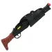 Schrotflinte mit Saugnapfgeschossen und gürtelmontierbarem Waffenhalter 48cm