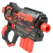 Scorpion Tack Pro: Schaumstoffpistole mit Munition und Magazin, 18 Meter Schussweite