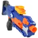 Soft Bullet Gun: Manuelle Schaumstoffpistole mit Trommelmagazin und Patronen 44cm