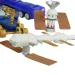 Space Team: Weltraum-Spielset mit Fahrzeugen, Satellit und Zubehör