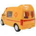 Special Car: Gelbes Express-Kurierauto mit Licht und Sound, Schwungradfunktion, 24 cm