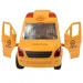 Special Car: Gelbes Express-Kurierauto mit Licht und Sound, Schwungradfunktion, 24 cm