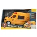 Special Car: Gelbes Express-Kurierauto mit Licht und Sound, Schwungradfunktion, 24 cm