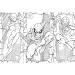 Spider-Man 2-in-1 Maxi 2x60-teiliges Puzzle und Malbuch 50x35cm – Lisciani