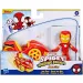 Spider-Man: Spider und seine erstaunlichen Freunde Iron Man Spielfigur mit Auto - Hasbro