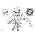 Spiderman XXL Malset 54x47cm