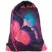 Spirit: Butterfly lila-rosa Schmetterlings-Turnbeutel, Sportbeutel 33x47cm
