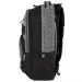 Spirit: Campus schwarz-weißer abgerundeter Schulranzen, Rucksack 46x32x19cm