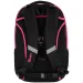 Spirit: Campus schwarzer und pinker abgerundeter Schulranzen, Rucksack 46x33x22cm
