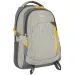 Spirit: Crew grauer, gelber abgerundeter Schulranzen, Rucksack 48x31x20cm