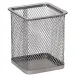 Spirit: Eckiger Metall-Schreibtisch-Organizer 8x8x10cm