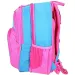 Spirit: Ergonomischer Schulranzen mit Schmetterlingsmuster in Rosa-Blau mit 4 Fächern
