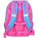 Spirit: Ergonomischer Schulranzen mit Schmetterlingsmuster in Rosa-Blau mit 4 Fächern
