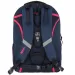 Spirit: Freedom blau und pink abgerundeter Schulranzen, Rucksack 46x33x22cm
