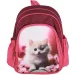 Spirit: Kitty-Katzenmuster abgerundeter Schulranzen, Rucksack 24x13x31cm
