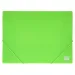 Spirit: Neon grüne Kunststoff-Gummimappe A4