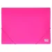 Spirit: Neon-pink Kunststoff-Gummimappe A4