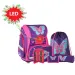 Spirit: Schmetterling 3D-Muster, LED-Schulranzen, Rucksack 5-teiliges Set