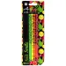 Spirit: Schwarzer dreieckiger HB-Bleistift mit Handabdruckmuster und Radiergummi, 4er-Set