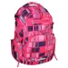 Spirit: Stinger rosa kariertes Premium ergonomischer Schulrucksack