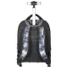 Spirit: Trolley schwarz-blau gemusterter Schulranzen Rucksack